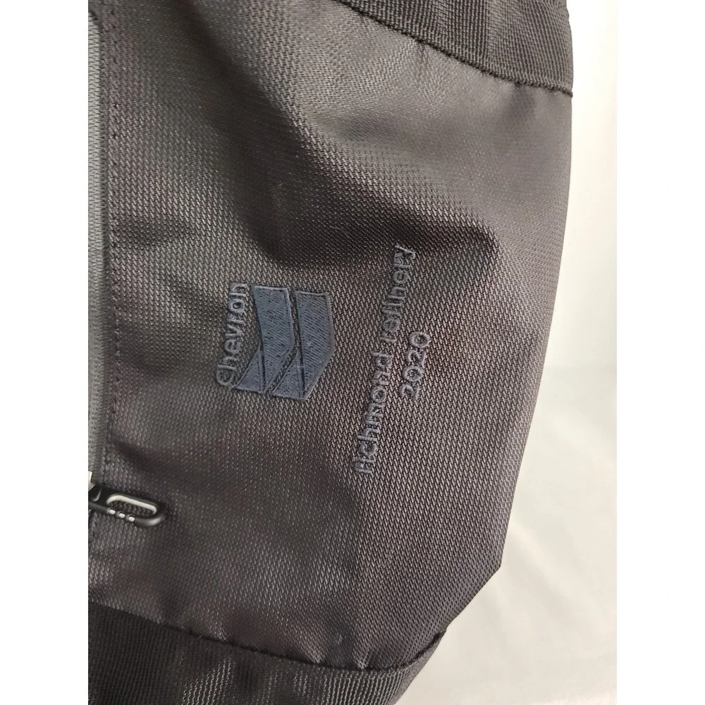 Nike Duffel Bag Black TC0241-010‎ Embroidered Logo Travel shoe Garage with strap